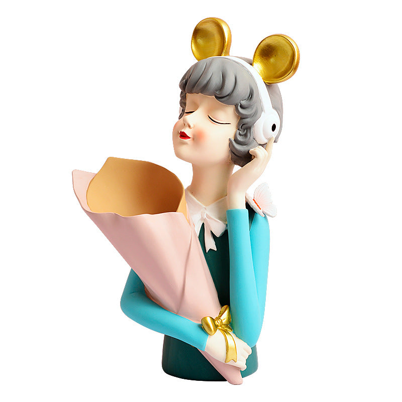 Allyson with vase