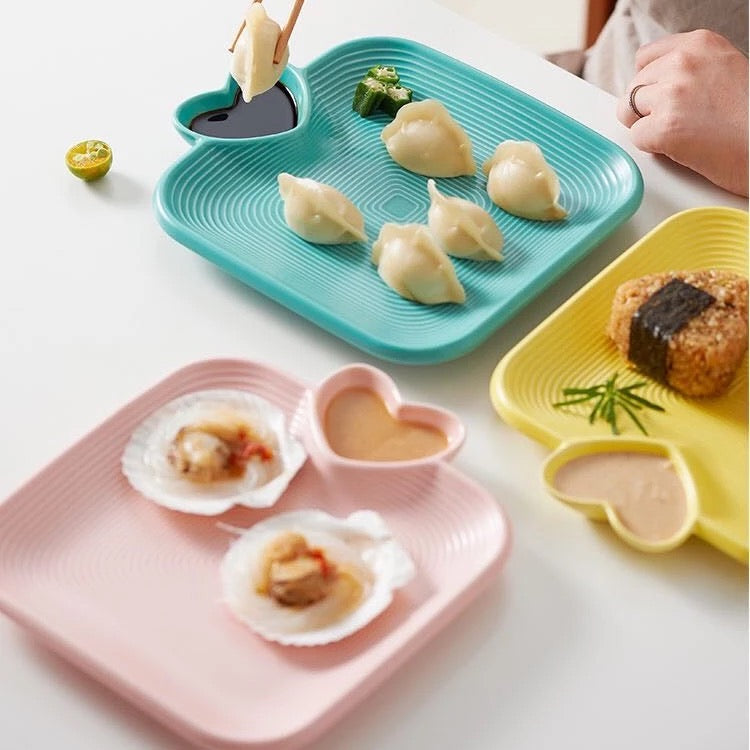 Mila Dumpling Ceramic Glazed Plate