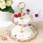 Elina Teaset with 2 tier cake stand
