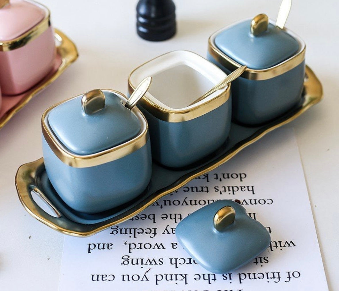 Miel seasoning jar set