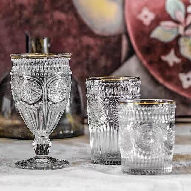 Sunflower drinking glass