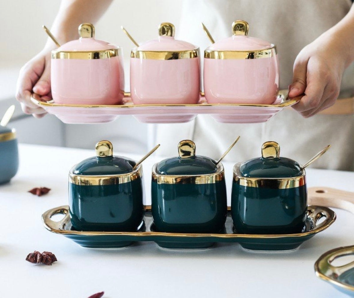 Miel seasoning jar set