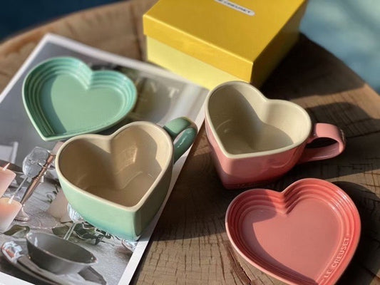LC heart cup and saucer