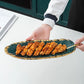 Malta Feather Ceramic Tray