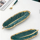 Malta Feather Ceramic Tray