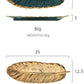 Malta Feather Ceramic Tray