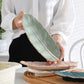 Malta Feather Ceramic Tray
