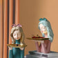 Honoka lady with tray