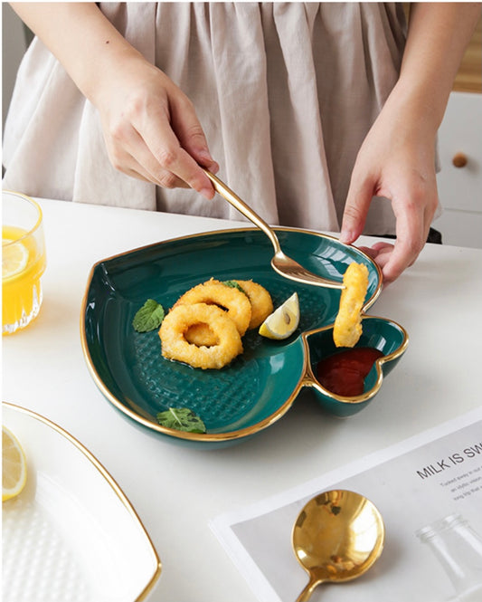 Kelsey Heart Dumpling Plate
