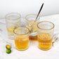Sunflower drinking glass