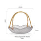 Charlie bamboo weaving glass basket